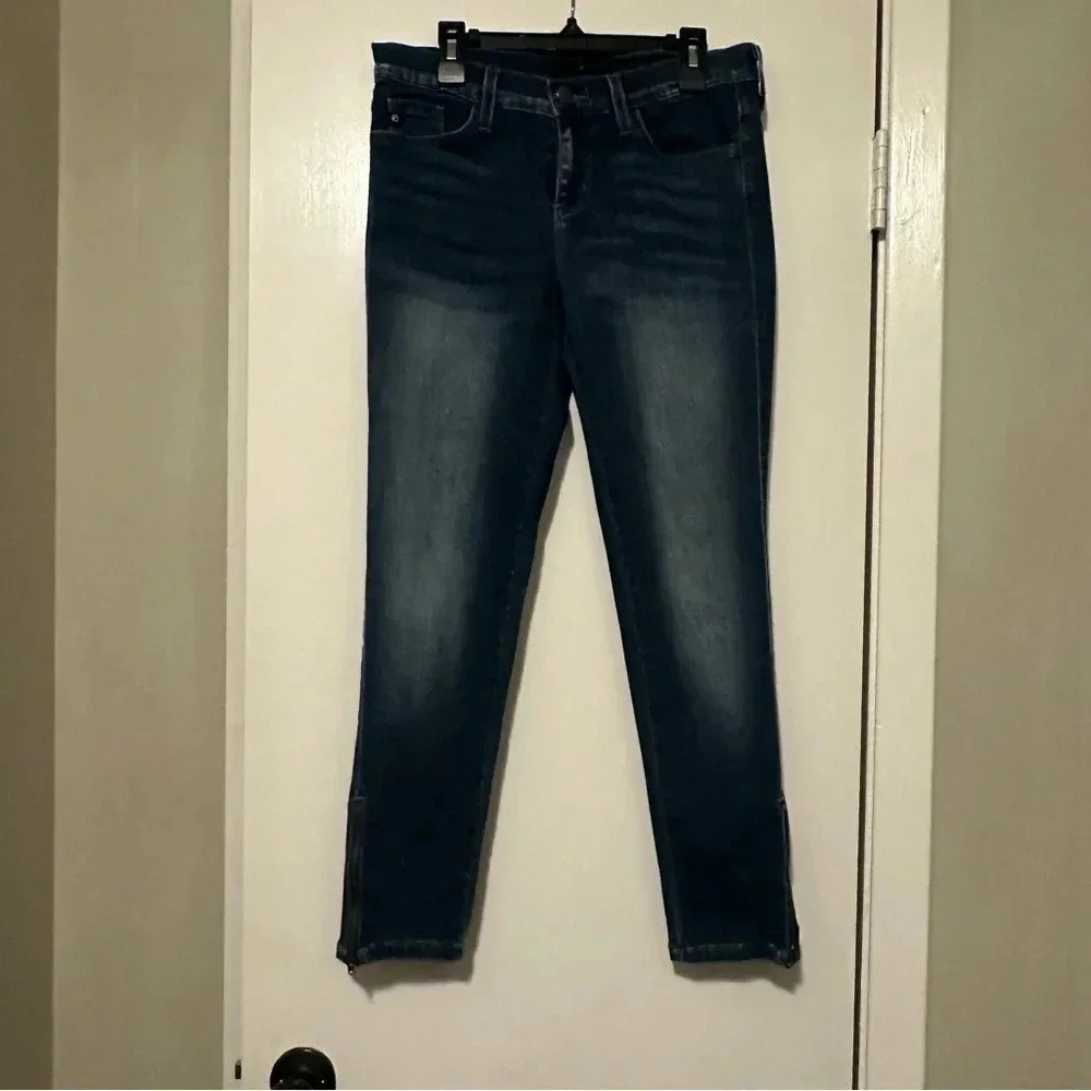 Kancan Low Rise Skinny Stretch Cropped Jean zipper ankle size 27 - Picture 3 of 11